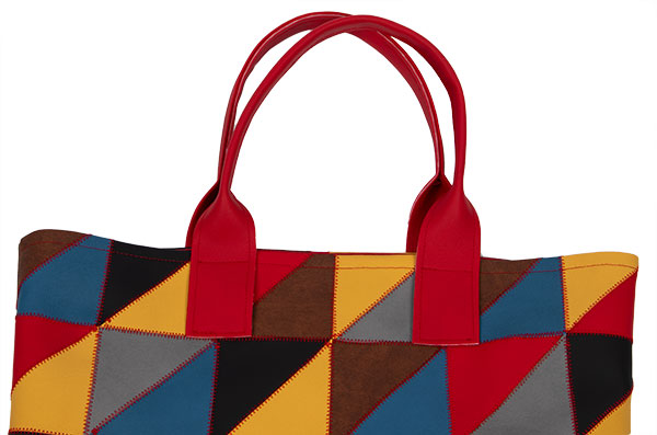 Patchworkttasche aus Leder nähen - Schritt 16 Patchworkttasche aus Leder nähen - Schritt 16