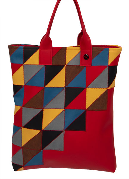 Patchworkttasche aus Leder nähen - Schritt 17 Patchworkttasche aus Leder nähen - Schritt 17