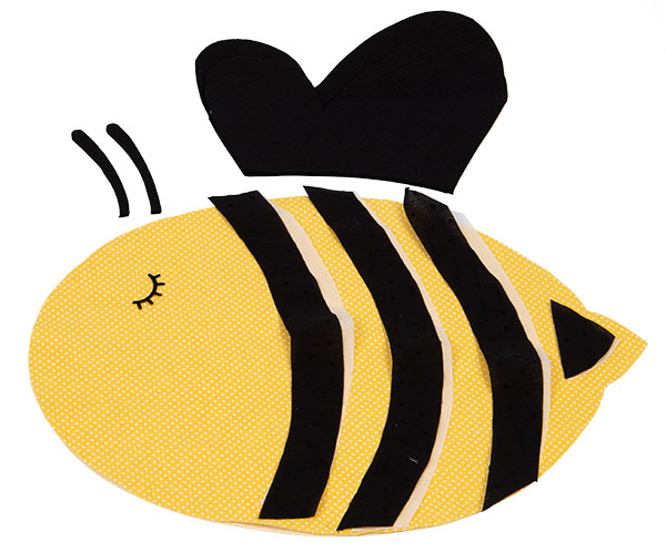 Bienenkissen nähen - Schritt 1