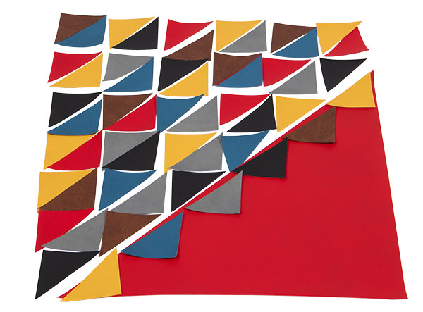 Patchworkttasche aus Leder nähen - Schritt 3 Patchworkttasche aus Leder nähen - Schritt 3