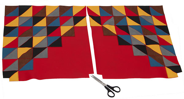 Patchworkttasche aus Leder nähen - Schritt 7 Patchworkttasche aus Leder nähen - Schritt 7