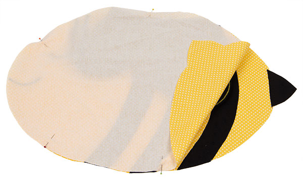 Bienenkissen nähen - Schritt 8