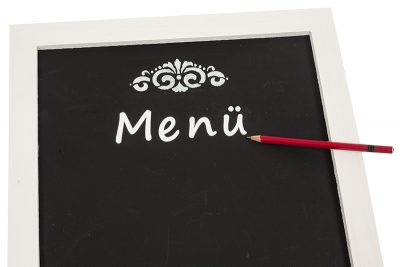 Menütafel gestalten - Schritt 7 Menütafel gestalten - Schritt 7