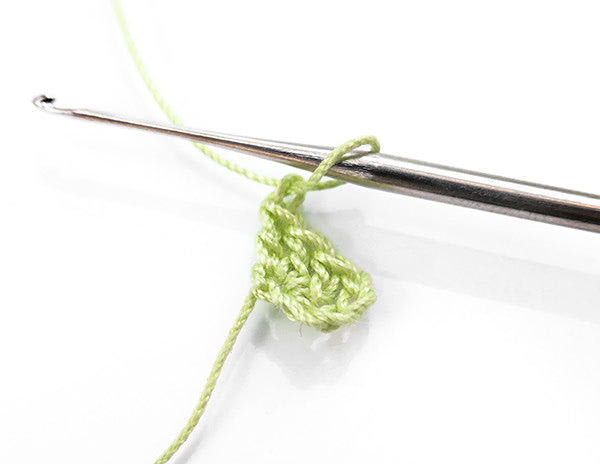 Kette häkeln - Schritt 1