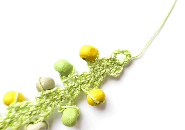 Kette häkeln - Schritt 4