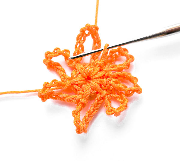 Kette häkeln - Schritt 6