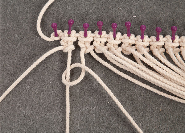 Segelboot mit Makramee-Segel basteln - Schritt 11