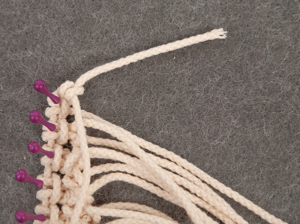 Segelboot mit Makramee-Segel basteln - Schritt 23