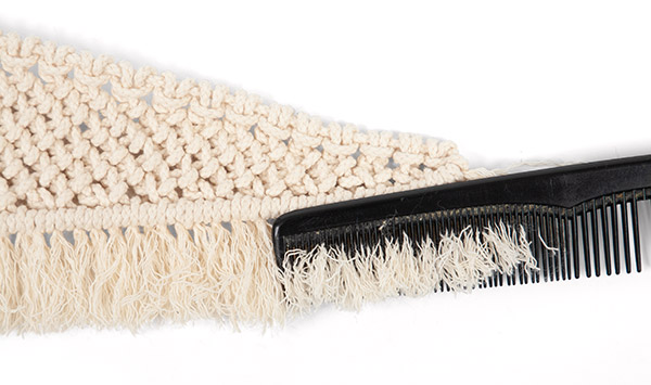 Segelboot mit Makramee-Segel basteln - Schritt 26