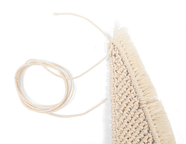 Segelboot mit Makramee-Segel basteln - Schritt 30