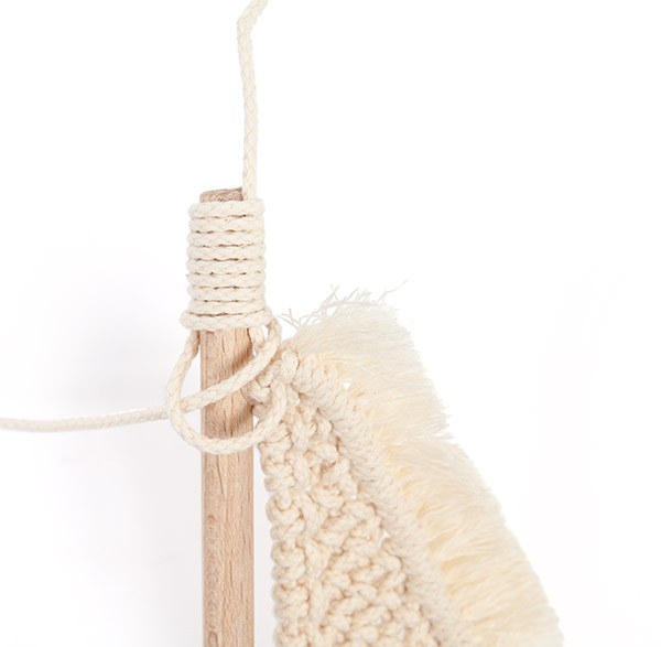 Segelboot mit Makramee-Segel basteln - Schritt 32