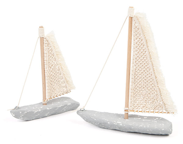 Segelboot mit Makramee-Segel basteln - Schritt 34