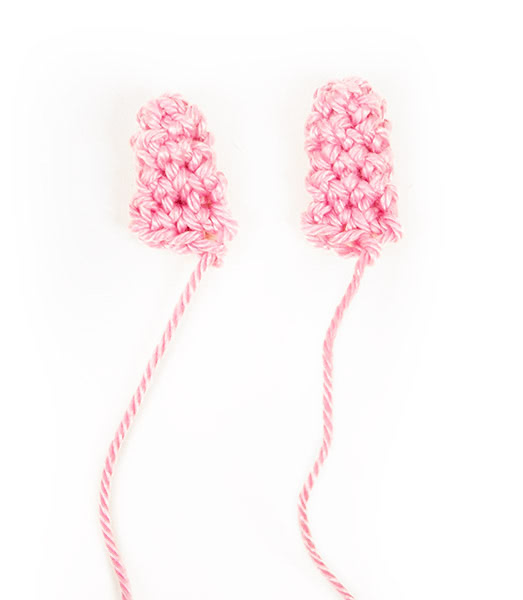 Figuren für Silvester häkeln - Schritt 3 Figuren für Silvester häkeln - Schritt 3