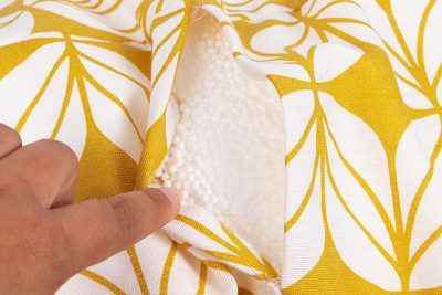 Sitzpouf mit Jutegarn nähen - Schritt 10 Sitzpouf mit Jutegarn nähen - Schritt 10