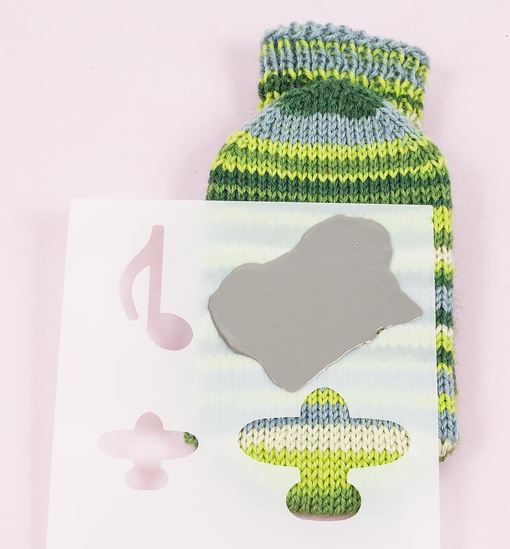 Sockenbremse auftragen - Latexmasse trocknen lassen