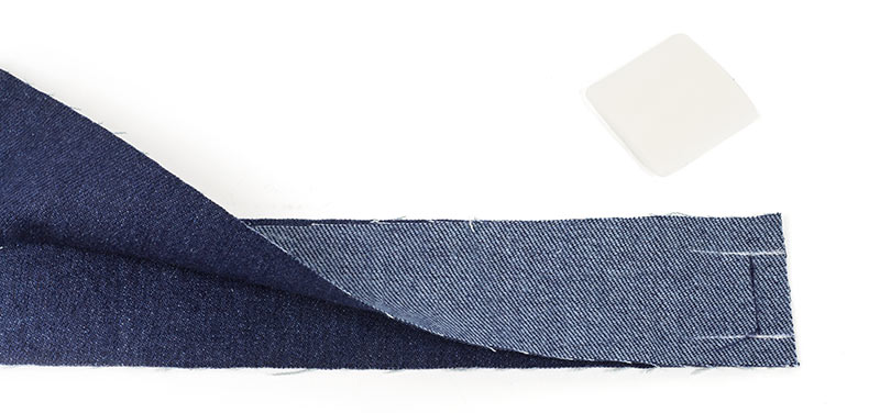 Stadionkissen nähen - Seitenstreifen anzeichnen