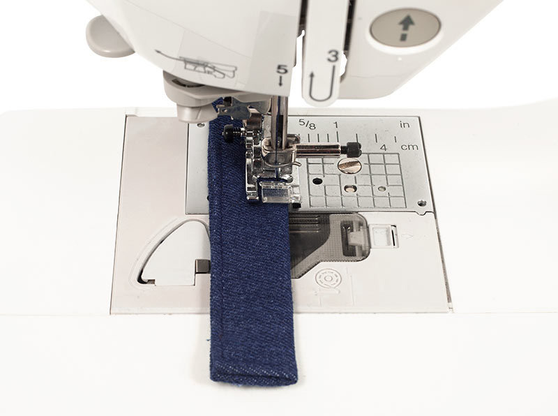 Stadionkissen nähen - Trageriehmen nähen