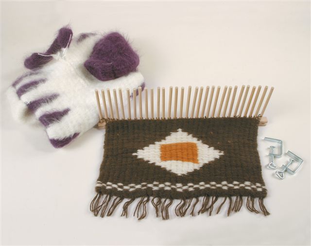 Stäbchenwebrahmen Beispiele