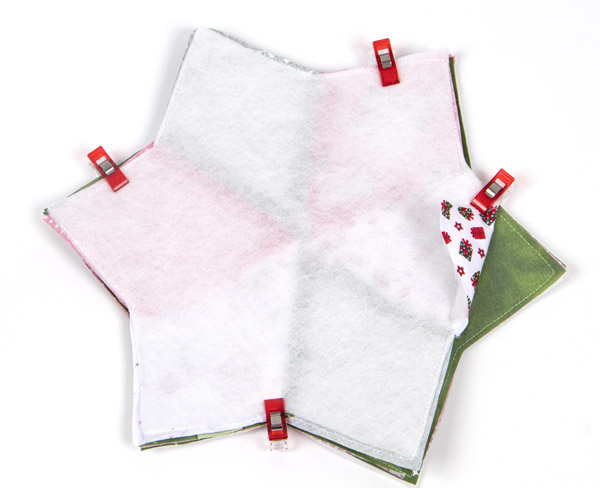 Sterntopflappen nähen - Schritt 11 Sterntopflappen nähen - Schritt 11