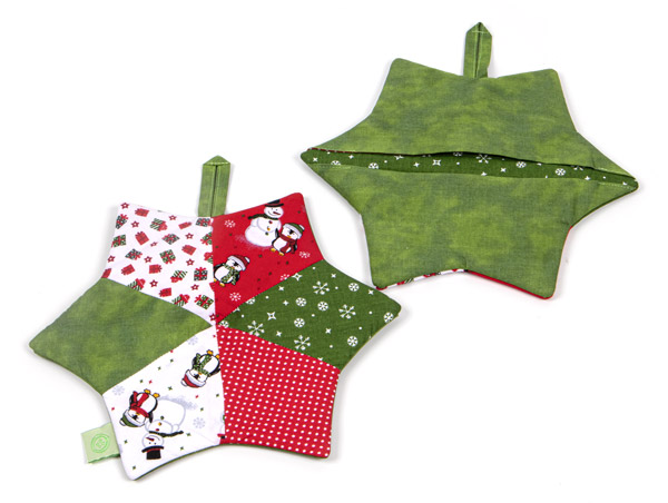 Sterntopflappen nähen - Schritt 13 Sterntopflappen nähen - Schritt 13