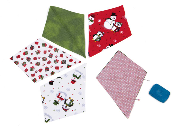 Sterntopflappen nähen - Schritt 2 Sterntopflappen nähen - Schritt 2