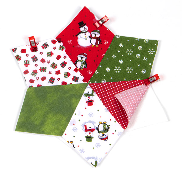 Sterntopflappen nähen - Schritt 4 Sterntopflappen nähen - Schritt 4