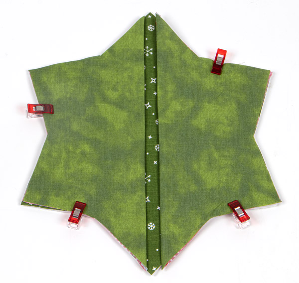 Sterntopflappen nähen - Schritt 6 Sterntopflappen nähen - Schritt 6