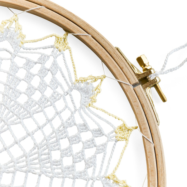 Traumfänger häkeln - Schritt 4 Traumfänger häkeln - Schritt 4