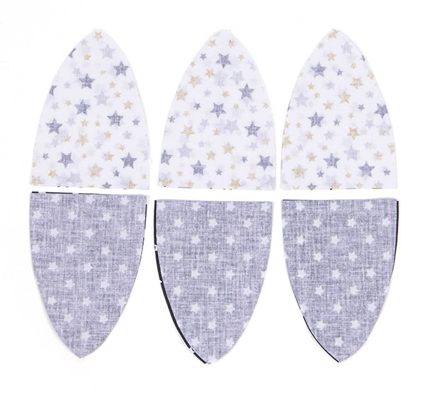 Christbaumkugeln aus Stoff nähen - Schritt 1 Christbaumkugeln aus Stoff nähen - Schritt 1