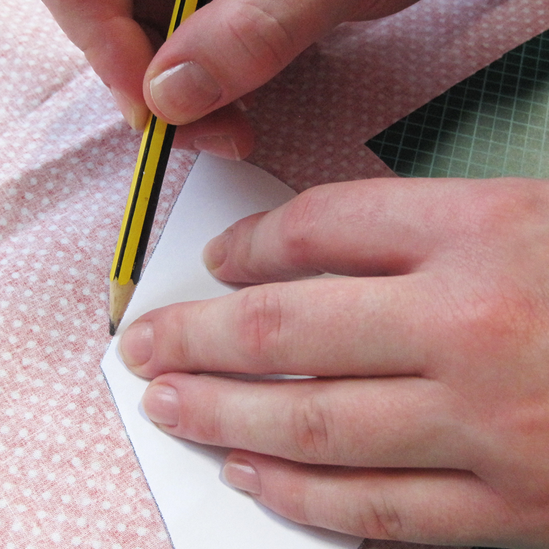 Stofferdbeere nähen Schritt 2