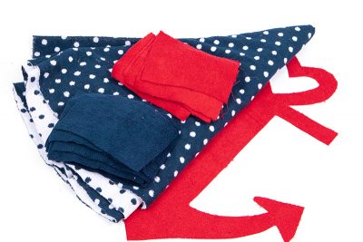 Strandtuch nähen - Schritt 1