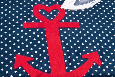 Strandtuch nähen - Schritt 3