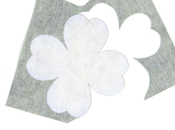 Tischdeko Kleeblätter nähen - Schritt 3 Tischdeko Kleeblätter nähen - Schritt 3