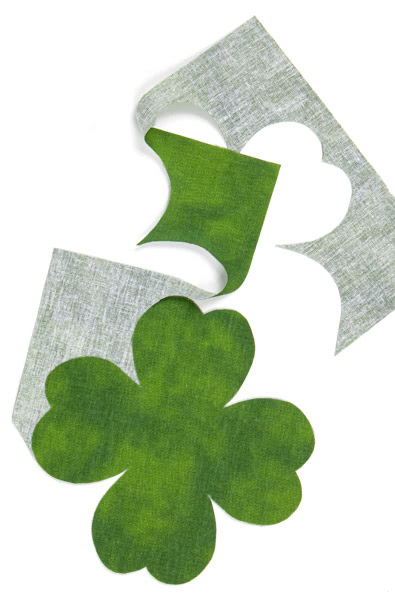 Tischdeko Kleeblätter nähen - Schritt 6 Tischdeko Kleeblätter nähen - Schritt 6