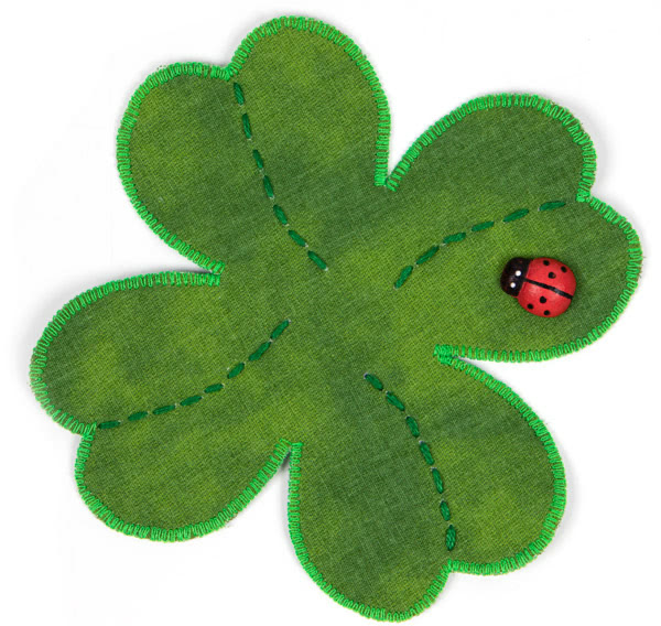 Tischdeko Kleeblätter nähen - Schritt 9 Tischdeko Kleeblätter nähen - Schritt 9