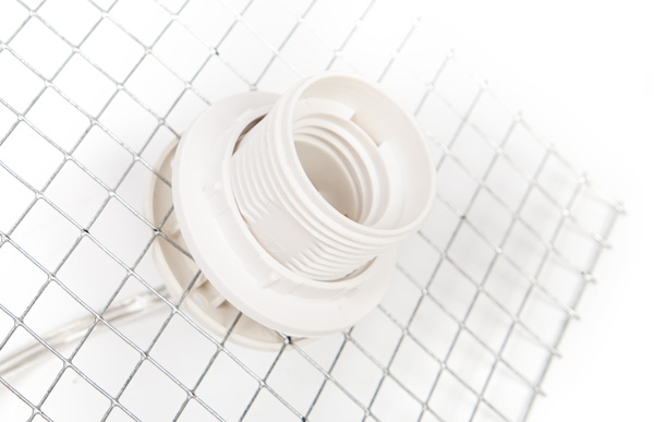 Tischlampe aus Rattan basteln - Schritt 14