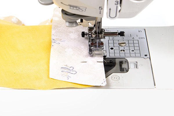 Tischset "Biene" nähen - Schritt 3