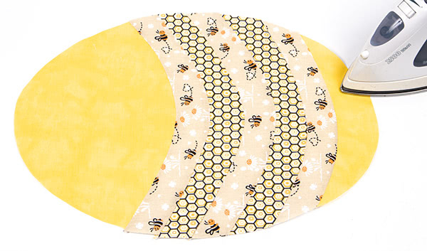 Tischset "Biene" nähen - Schritt 4