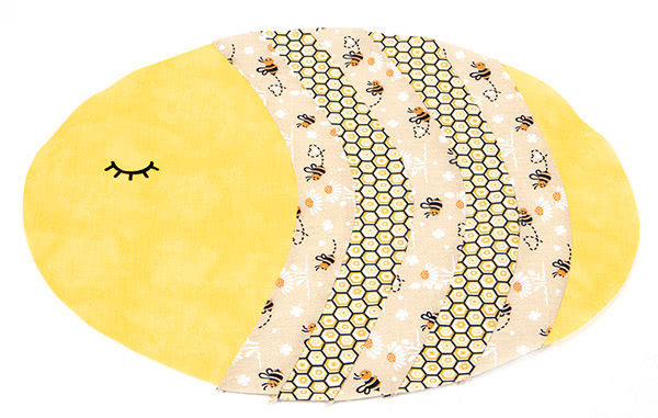 Tischset "Biene" nähen - Schritt 5