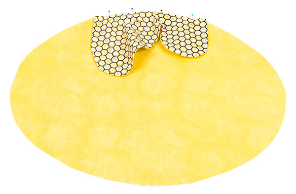 Tischset "Biene" nähen - Schritt 10