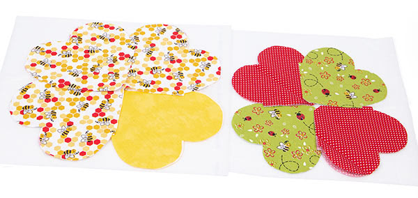 Tischsets nähen - Schritt 1