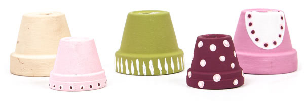 Häschen aus Tontöpfen basteln - Schritt 2 Häschen aus Tontöpfen basteln - Schritt 2