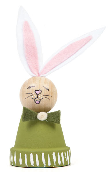 Häschen aus Tontöpfen basteln - Schritt 8 Häschen aus Tontöpfen basteln - Schritt 8