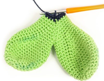 Topfhandschuh häkeln Schritt 3/1