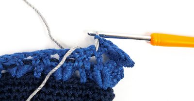 Topfhandschuh häkeln Schritt 3/8