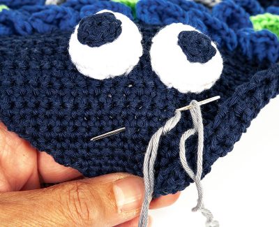 Topfhandschuh häkeln Schritt 4/4