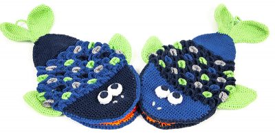 Topfhandschuh häkeln Schritt 12