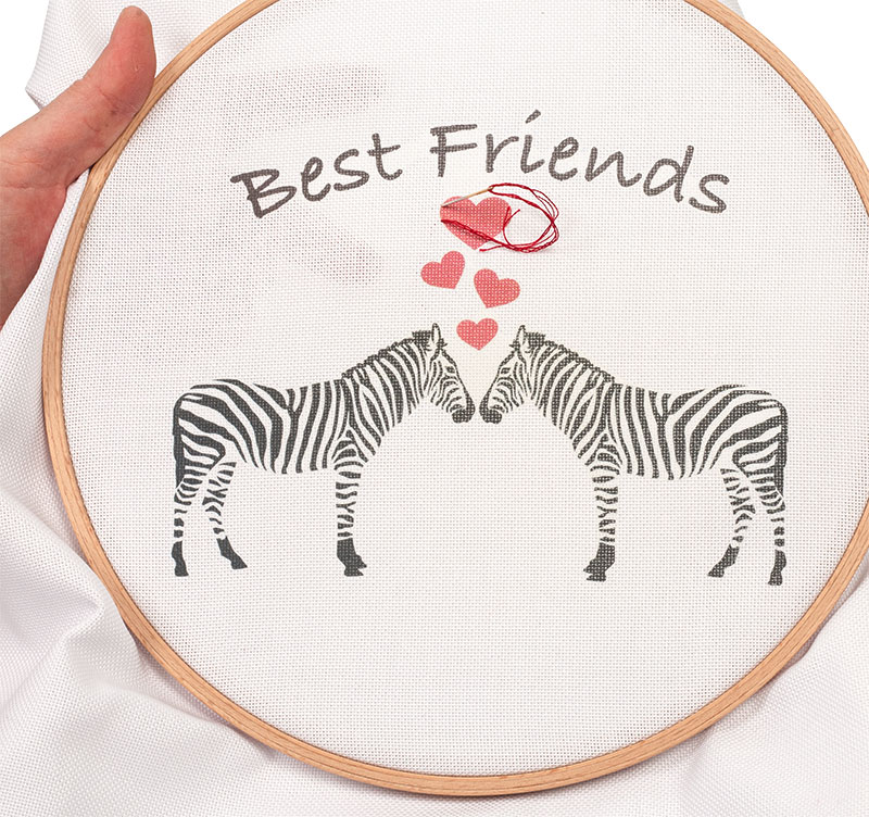 Transferfolie besticken