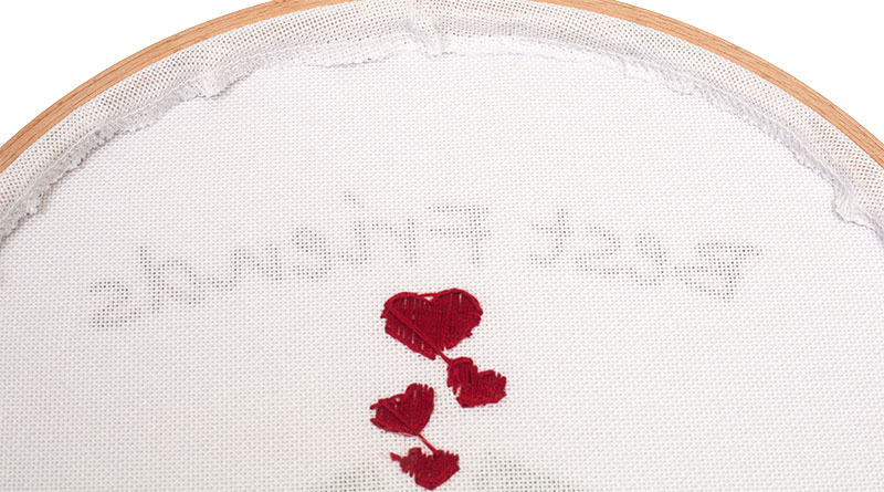 Transferfolie Stoff festkleben