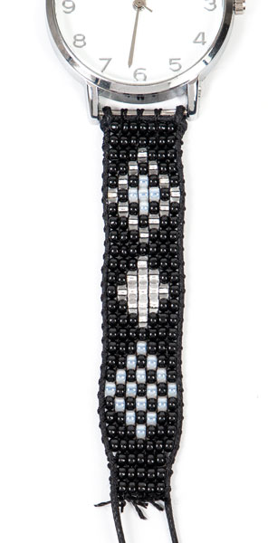Uhrenarmband mit Perlen weben - Schritt 19 Uhrenarmband mit Perlen weben - Schritt 19